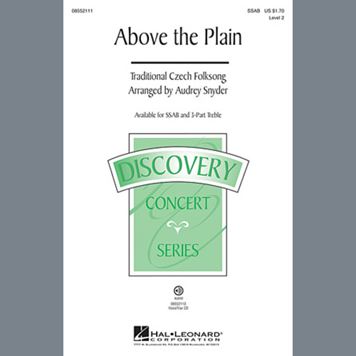 Download Traditional Above The Plain (arr. Audrey Snyder) Sheet Music arranged for 3-Part Treble - printable PDF music score including 10 page(s)