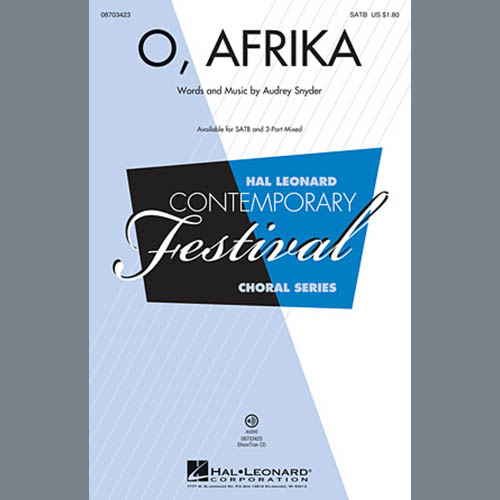 Download or print Audrey Snyder O, Afrika Sheet Music Printable PDF 11-page score for Festival / arranged SATB SKU: 89389.