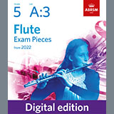 Download or print Augusta Holmès Gigue (No. 3 from Trois petites pièces) (Grade 5 List A3 from the ABRSM Flute syllabus from 2022) Sheet Music Printable PDF 6-page score for Classical / arranged Flute Solo SKU: 494115