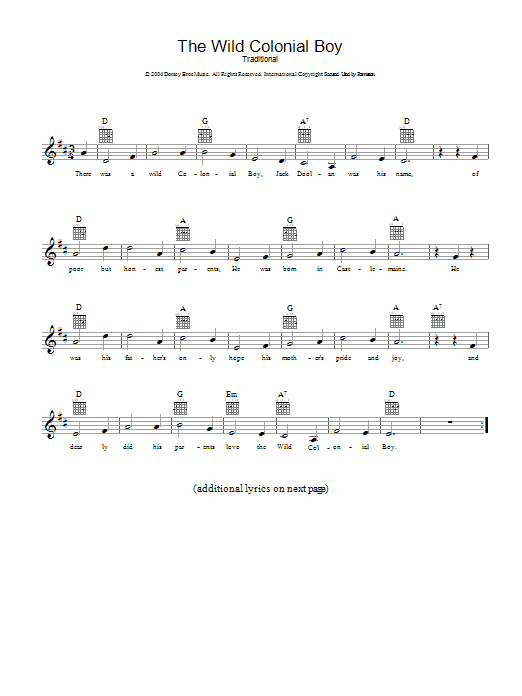 Download Traditional Sheet Music and learn how to play Melody Line, Lyrics & PDF score in minutes