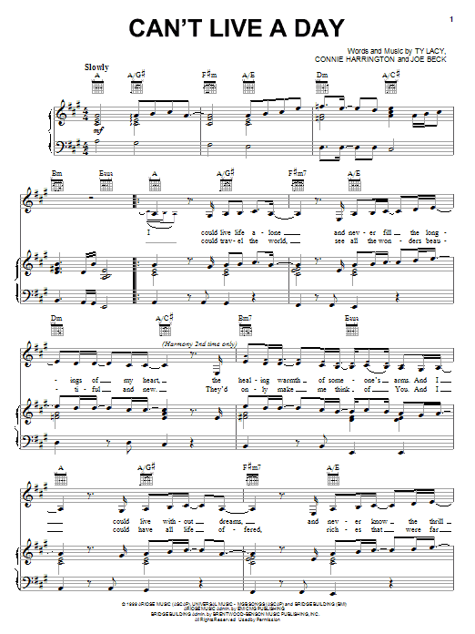 Learn to play Avalon Can't Live A Day sheet music for Piano & Vocal in minutes. Avalon Can't Live A Day sheet music preview music notes and score for Piano & Vocal including 6 page(s)