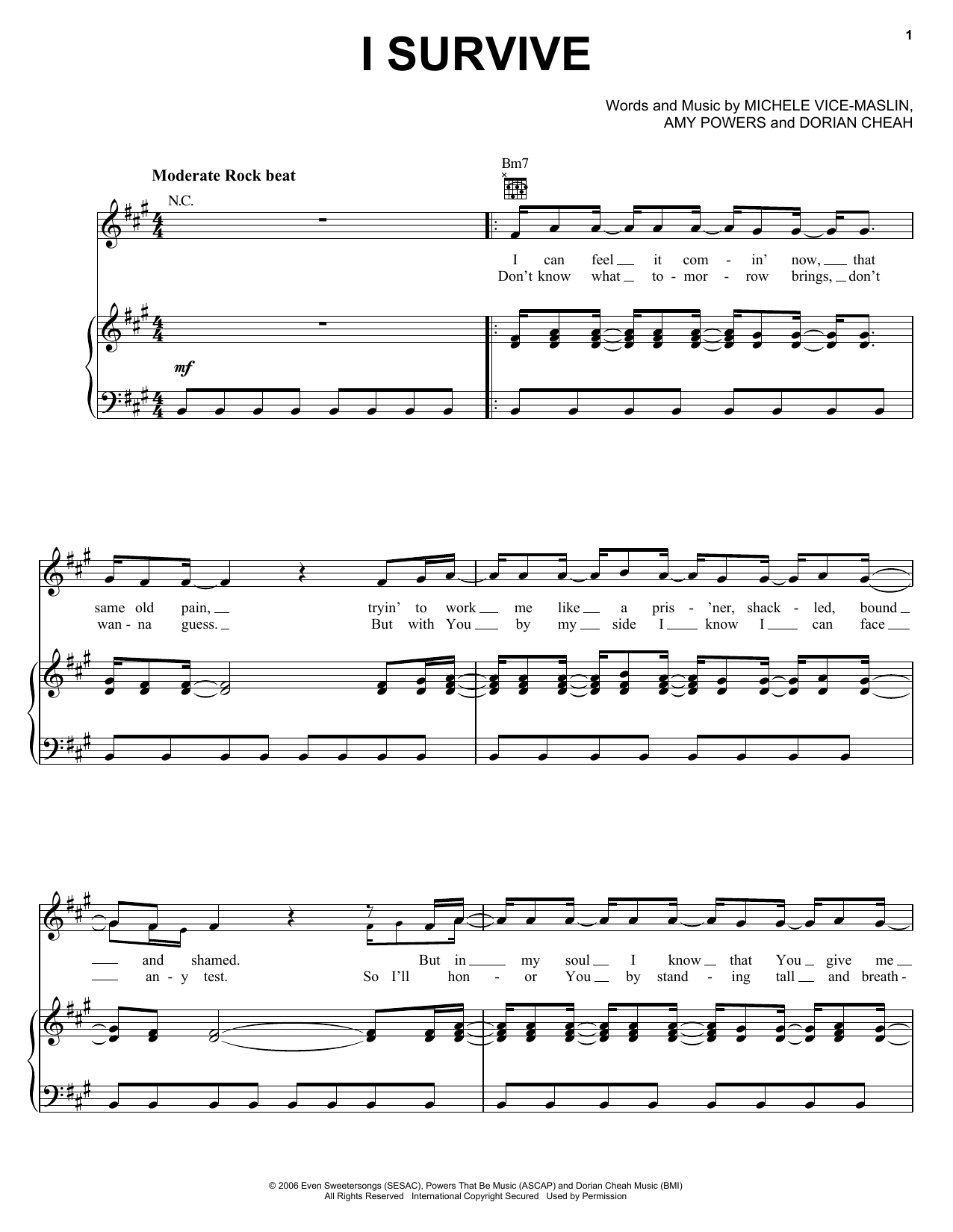 Learn to play Avalon I Survive sheet music for Piano, Vocal & Guitar (Right-Hand Melody) in minutes. Avalon I Survive sheet music notes and chords