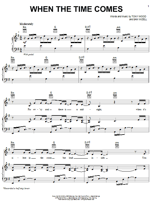 Learn to play Avalon When The Time Comes sheet music for Piano, Vocal & Guitar (Right-Hand Melody) in minutes. Avalon When The Time Comes sheet music preview music notes and score for Piano, Vocal & Guitar (Right-Hand Melody) including 7 page(s)