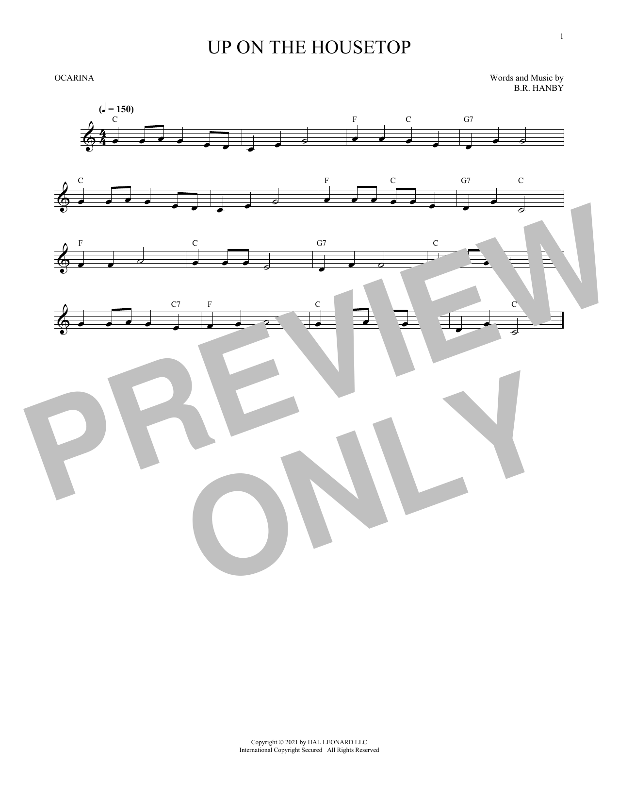 Learn to play B.R. Hanby Up On The Housetop sheet music for Piano (Big Notes) in minutes. B.R. Hanby Up On The Housetop sheet music preview music notes and score for Piano (Big Notes) including 3 page(s)