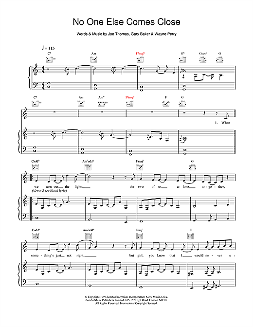 Learn to play Backstreet Boys No One Else Comes Close sheet music for Piano, Vocal & Guitar in minutes. Backstreet Boys No One Else Comes Close sheet music notes and chords