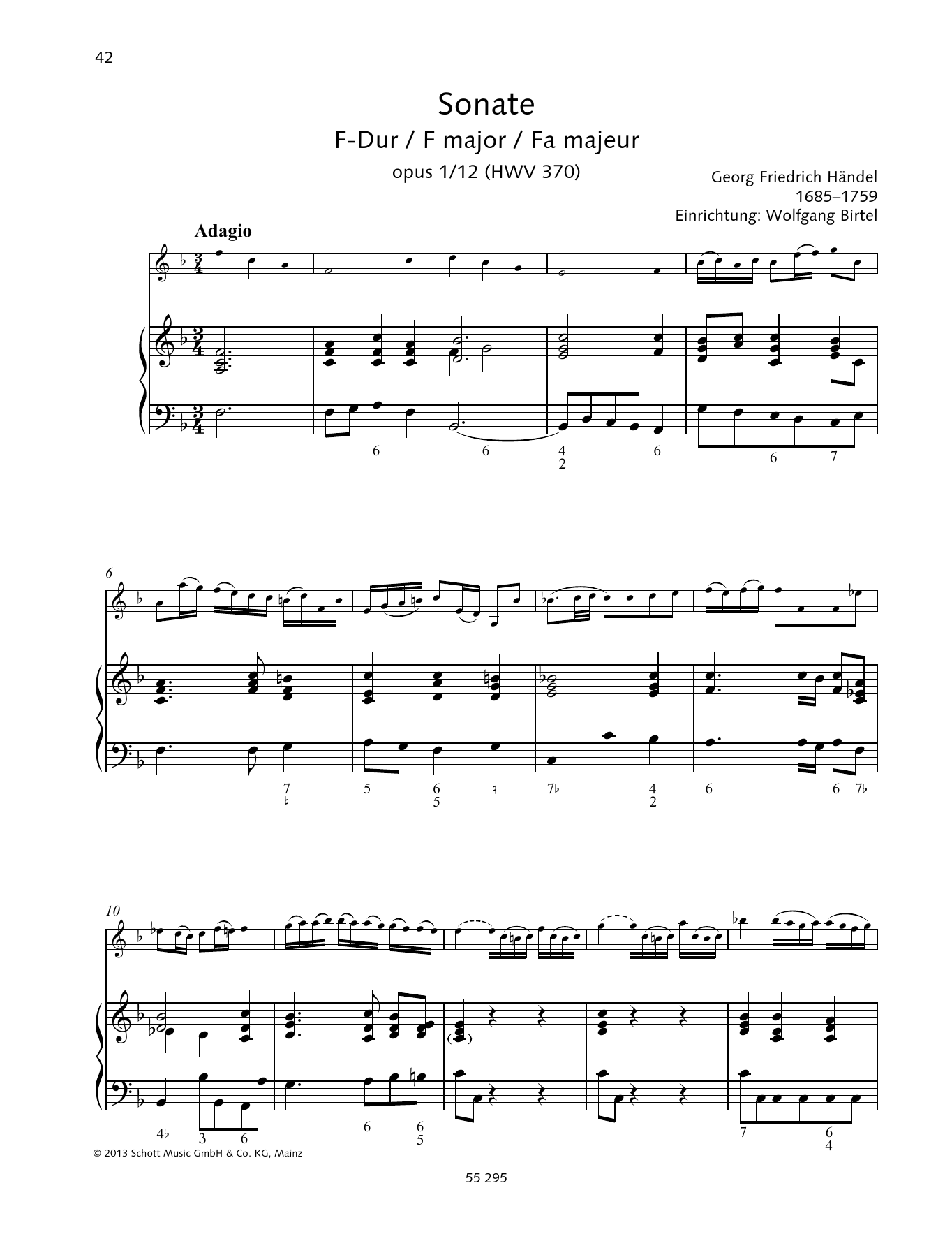 Learn to play Baldassare Galuppi Sonata F Major sheet music for Woodwind Solo in minutes. Baldassare Galuppi Sonata F Major sheet music preview music notes and score for Woodwind Solo including 11 page(s)