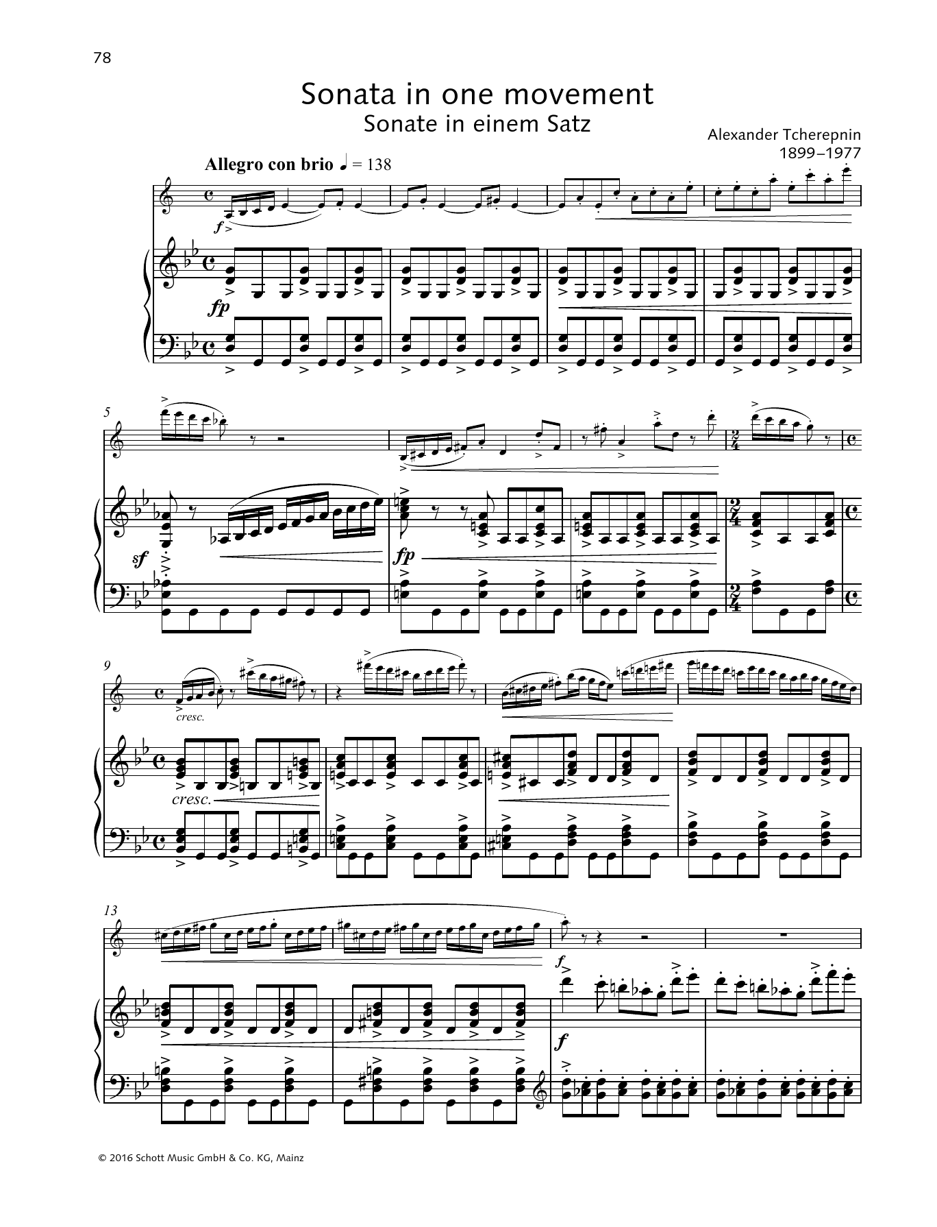 Learn to play Baldassare Galuppi Sonata in One Movement sheet music for Woodwind Solo in minutes. Baldassare Galuppi Sonata in One Movement sheet music preview music notes and score for Woodwind Solo including 15 page(s)