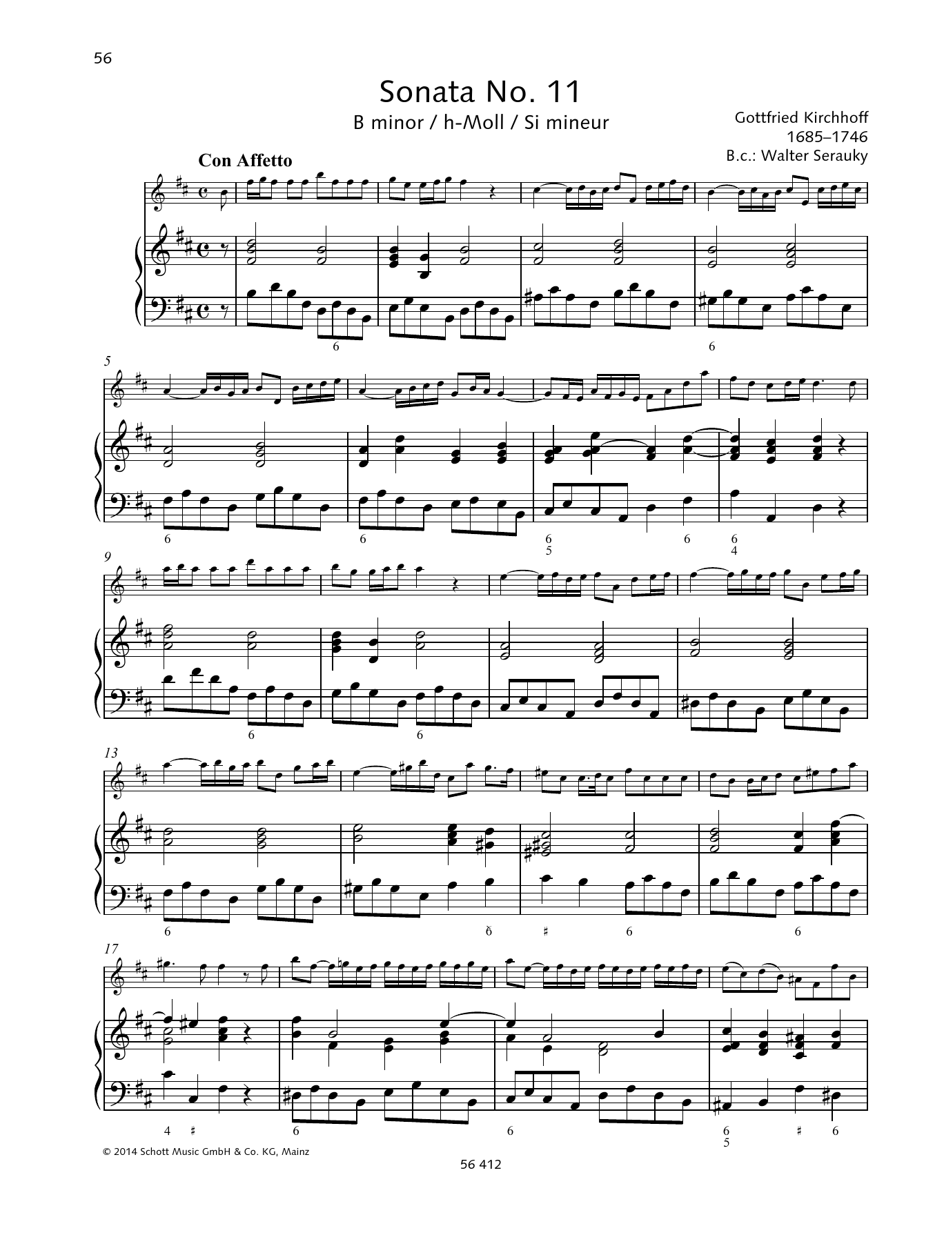 Learn to play Baldassare Galuppi Sonata No. 11 B minor sheet music for String Solo in minutes. Baldassare Galuppi Sonata No. 11 B minor sheet music preview music notes and score for String Solo including 11 page(s)