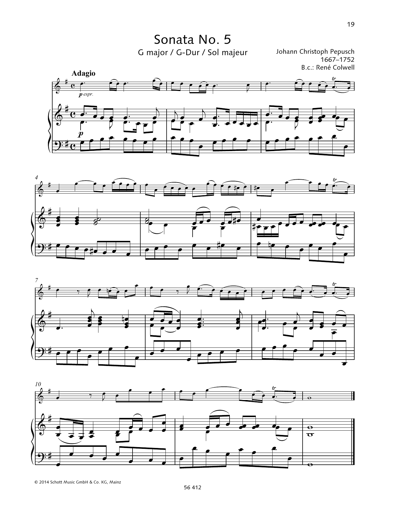 Learn to play Baldassare Galuppi Sonata No. 5 G major sheet music for String Solo in minutes. Baldassare Galuppi Sonata No. 5 G major sheet music preview music notes and score for String Solo including 6 page(s)