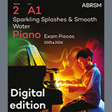 Download or print Barbara Arens Sparkling Splashes & Smooth Water (Grade 2, list A1, from the ABRSM Piano Syllabus 2025 & 2026) Sheet Music Printable PDF 2-page score for Classical / arranged Piano Solo SKU: 1556162