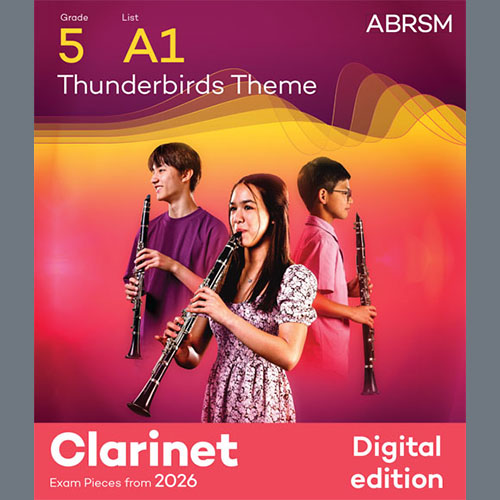 Barry Gray Thunderbirds Theme (Grade 5, list A1, from the ABRSM Clarinet Syllabus from 2026) profile picture