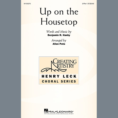 Benjamin R. Hanby Up On The Housetop (arr. Allen Pote) profile picture