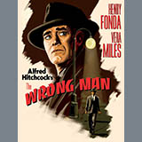 Download or print Bernard Herrmann Prelude From The Wrong Man Sheet Music Printable PDF 4-page score for Film and TV / arranged Piano SKU: 118628