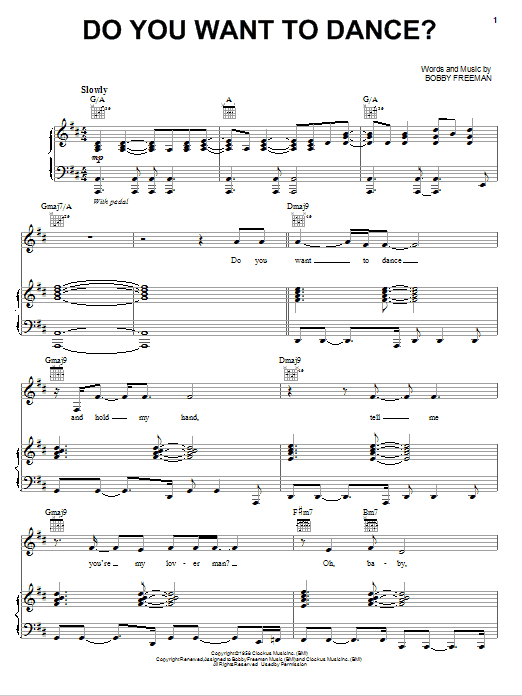Learn to play Bette Midler Do You Want To Dance? sheet music for Piano, Vocal & Guitar (Right-Hand Melody) in minutes. Bette Midler Do You Want To Dance? sheet music preview music notes and score for Piano, Vocal & Guitar (Right-Hand Melody) including 6 page(s)