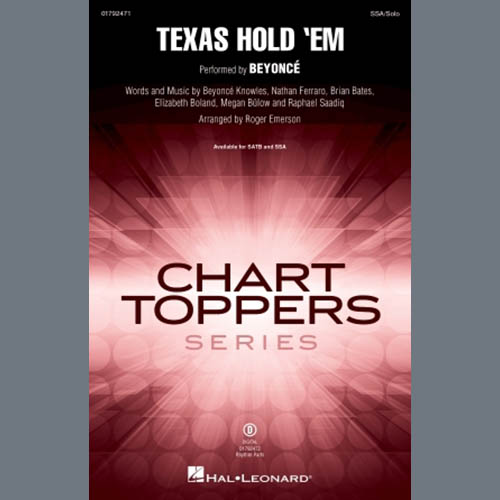 Beyoncé Texas Hold 'Em (arr. Roger Emerson) profile picture