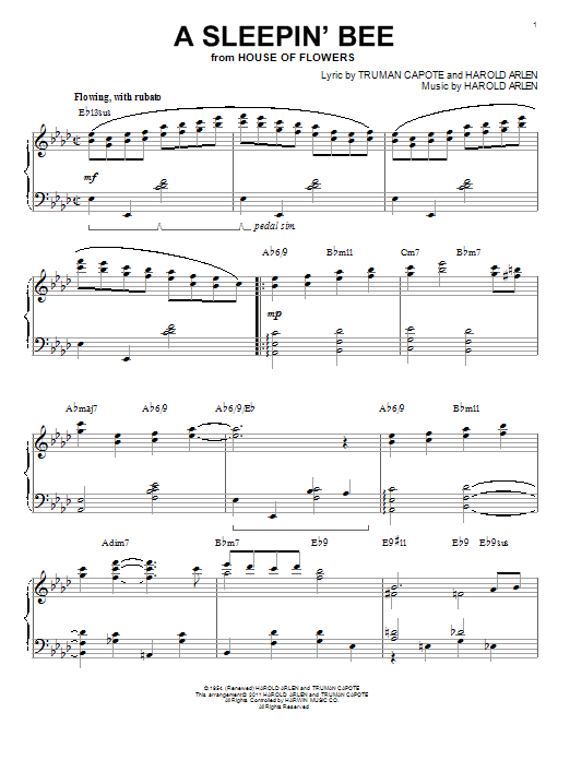 Learn to play Bill Evans A Sleepin' Bee sheet music for Piano in minutes. Bill Evans A Sleepin' Bee sheet music notes and chords