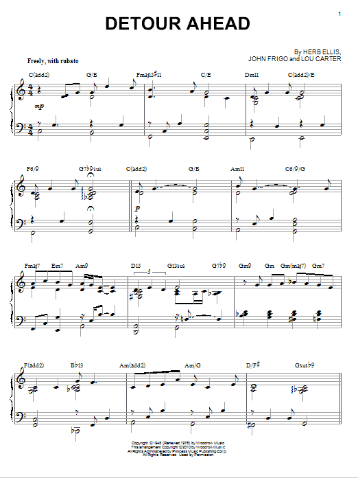 Learn to play Bill Evans Detour Ahead sheet music for Piano in minutes. Bill Evans Detour Ahead sheet music notes and chords