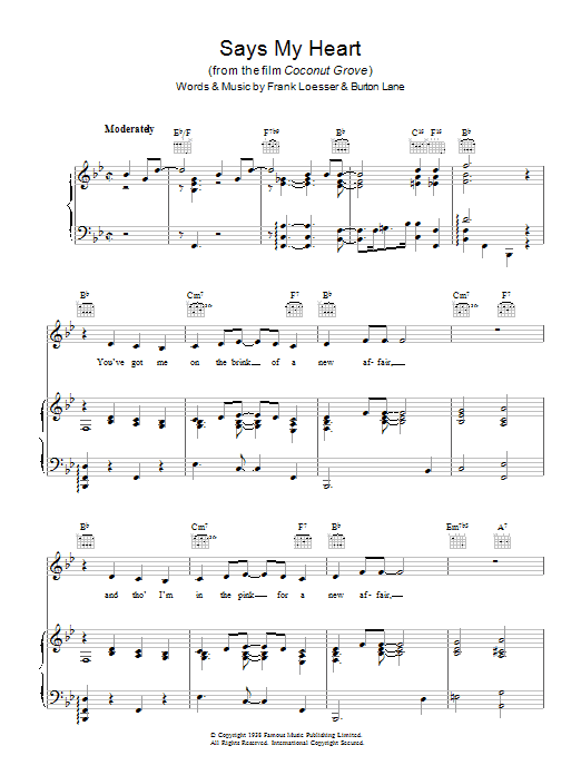 Learn to play Billie Holiday Says My Heart sheet music for Piano, Vocal & Guitar (Right-Hand Melody) in minutes. Billie Holiday Says My Heart sheet music preview music notes and score for Piano, Vocal & Guitar (Right-Hand Melody) including 4 page(s)