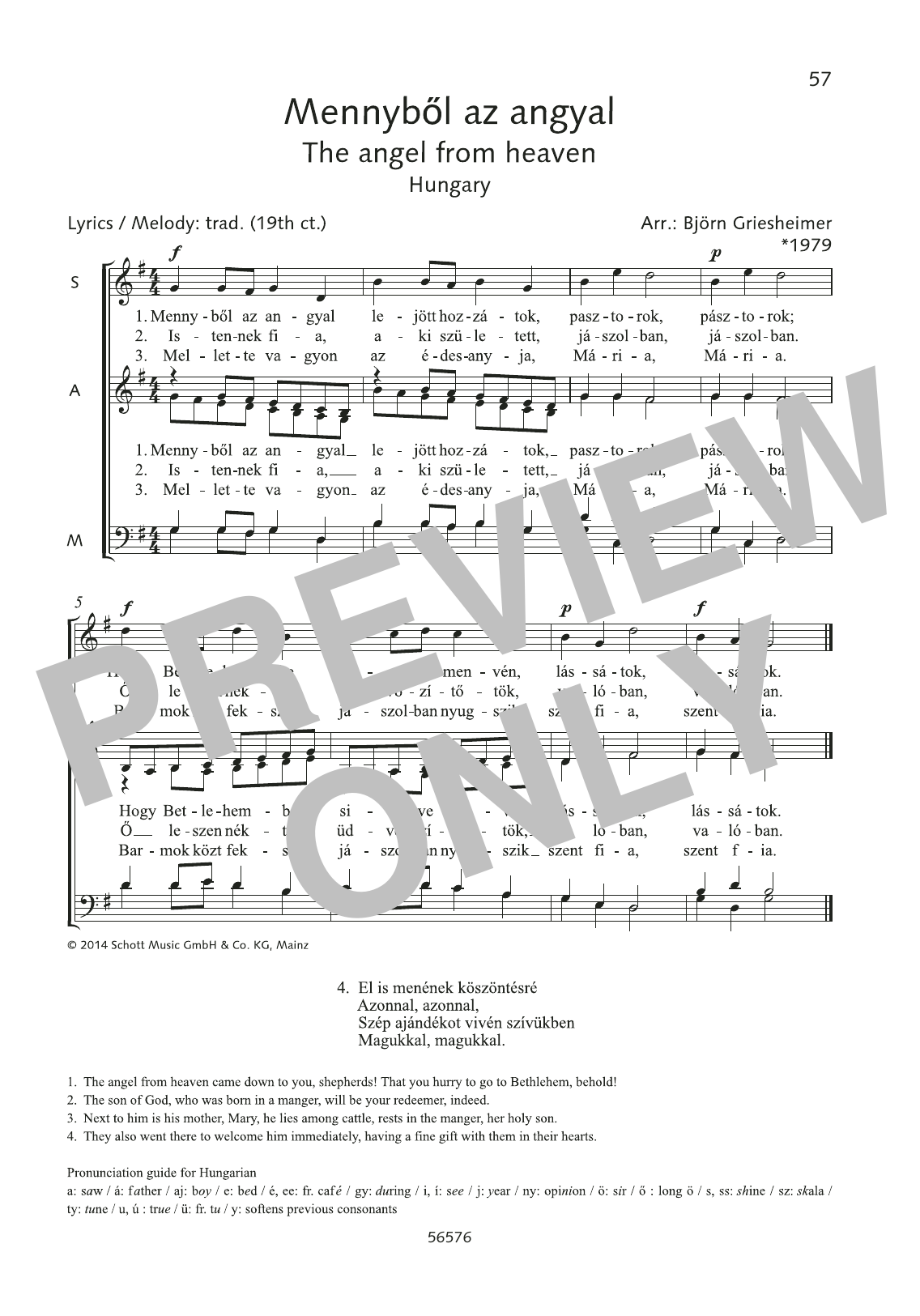 Learn to play Björn Griesheimer Mennybol az angyal sheet music for Choir in minutes. Björn Griesheimer Mennybol az angyal sheet music preview music notes and score for Choir including 1 page(s)