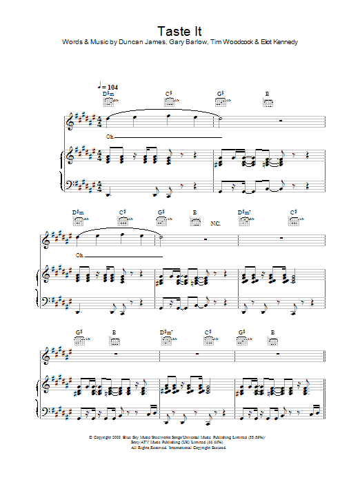 Learn to play Blue Taste It sheet music for Piano, Vocal & Guitar in minutes. Blue Taste It sheet music preview music notes and score for Piano, Vocal & Guitar including 7 page(s)
