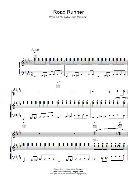 Learn to play Bo Diddley Road Runner sheet music for Piano, Vocal & Guitar in minutes. Bo Diddley Road Runner sheet music preview music notes and score for Piano, Vocal & Guitar including 5 page(s)