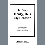 Download or print Bob Russell and Bobby Scott He Ain't Heavy, He's My Brother (arr. John Coates, Jr.) Sheet Music Printable PDF 6-page score for Pop / arranged TTBB Choir SKU: 469554