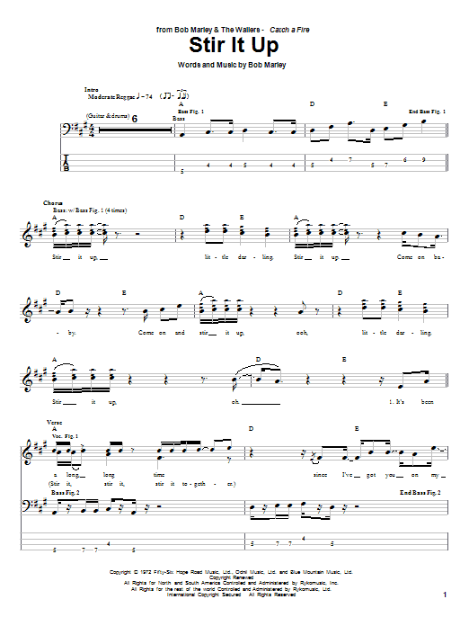 Learn to play Bob Marley Stir It Up sheet music for Drums Transcription in minutes. Bob Marley Stir It Up sheet music preview music notes and score for Drums Transcription including 1 page(s)