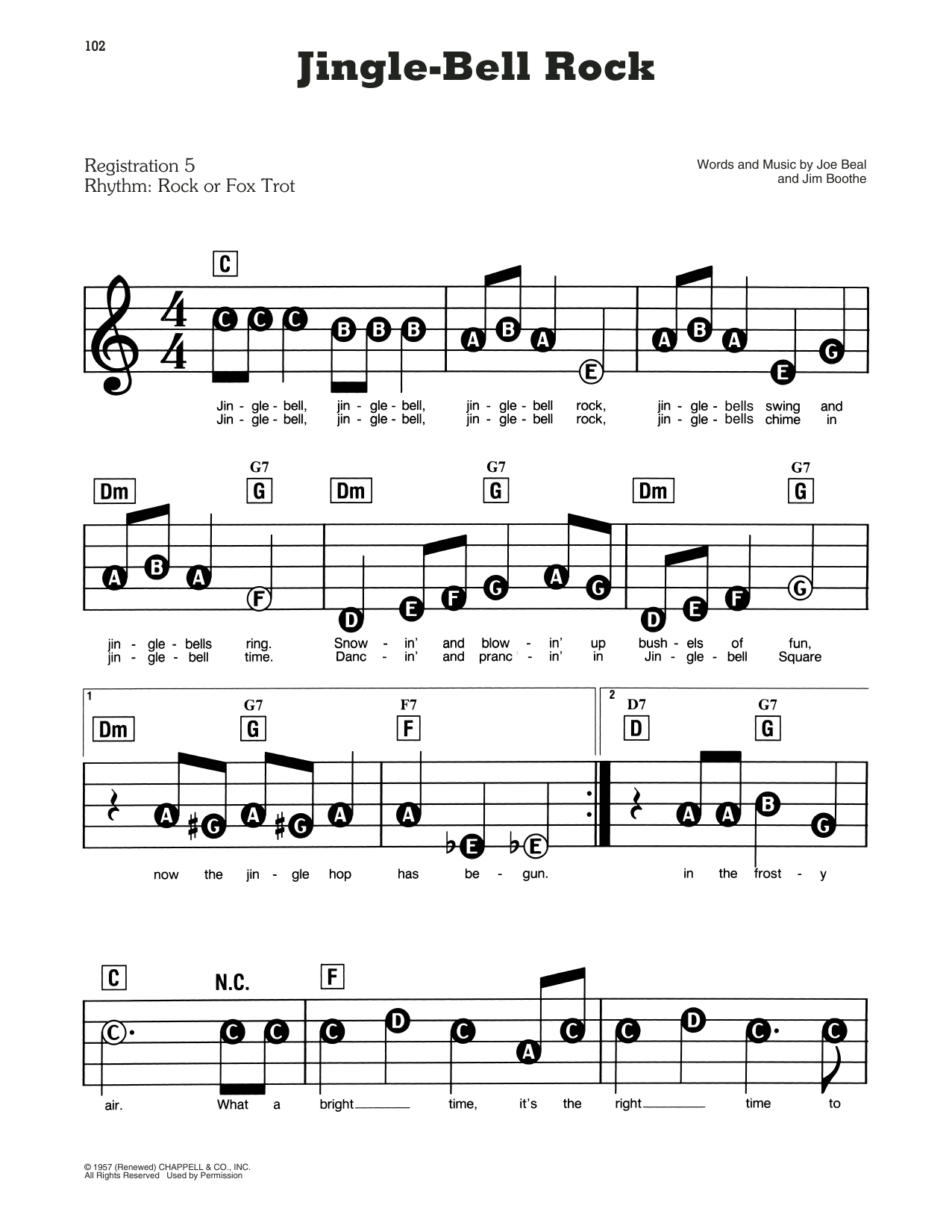 Learn to play Bobby Helms Jingle Bell Rock sheet music for E-Z Play Today in minutes. Bobby Helms Jingle Bell Rock sheet music preview music notes and score for E-Z Play Today including 2 page(s)