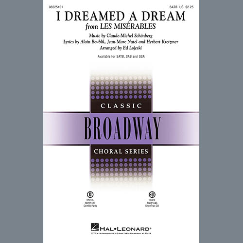 Boublil and Schonberg I Dreamed A Dream (from Les Miserables) (arr. Ed Lojeski) pictures Boublil and Schonberg I Dreamed A Dream (from Les Miserables) (arr. Ed Lojeski) profile picture