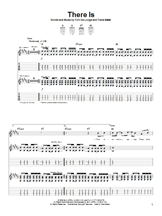 Learn to play Box Car Racer There Is sheet music for Guitar Tab in minutes. Box Car Racer There Is sheet music notes and chords