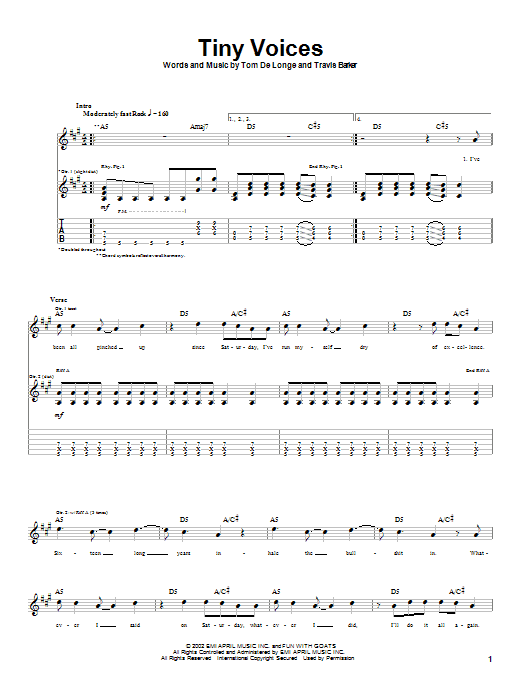 Learn to play Box Car Racer Tiny Voices sheet music for Guitar Tab in minutes. Box Car Racer Tiny Voices sheet music preview music notes and score for Guitar Tab including 5 page(s)