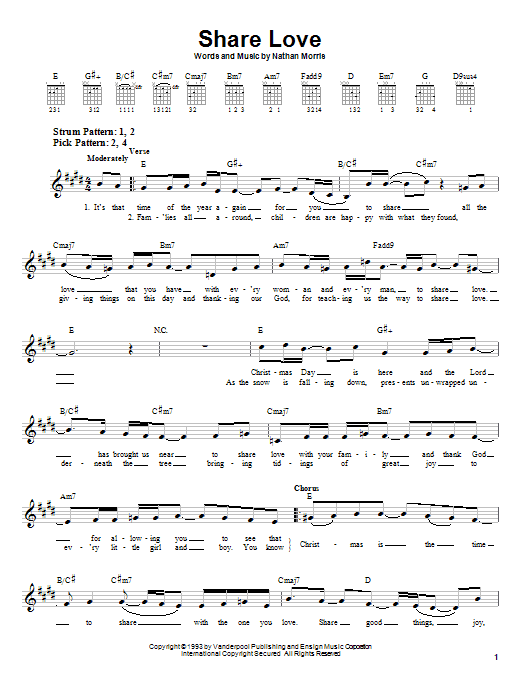 Learn to play Boyz II Men Share Love sheet music for Easy Guitar in minutes. Boyz II Men Share Love sheet music notes and chords
