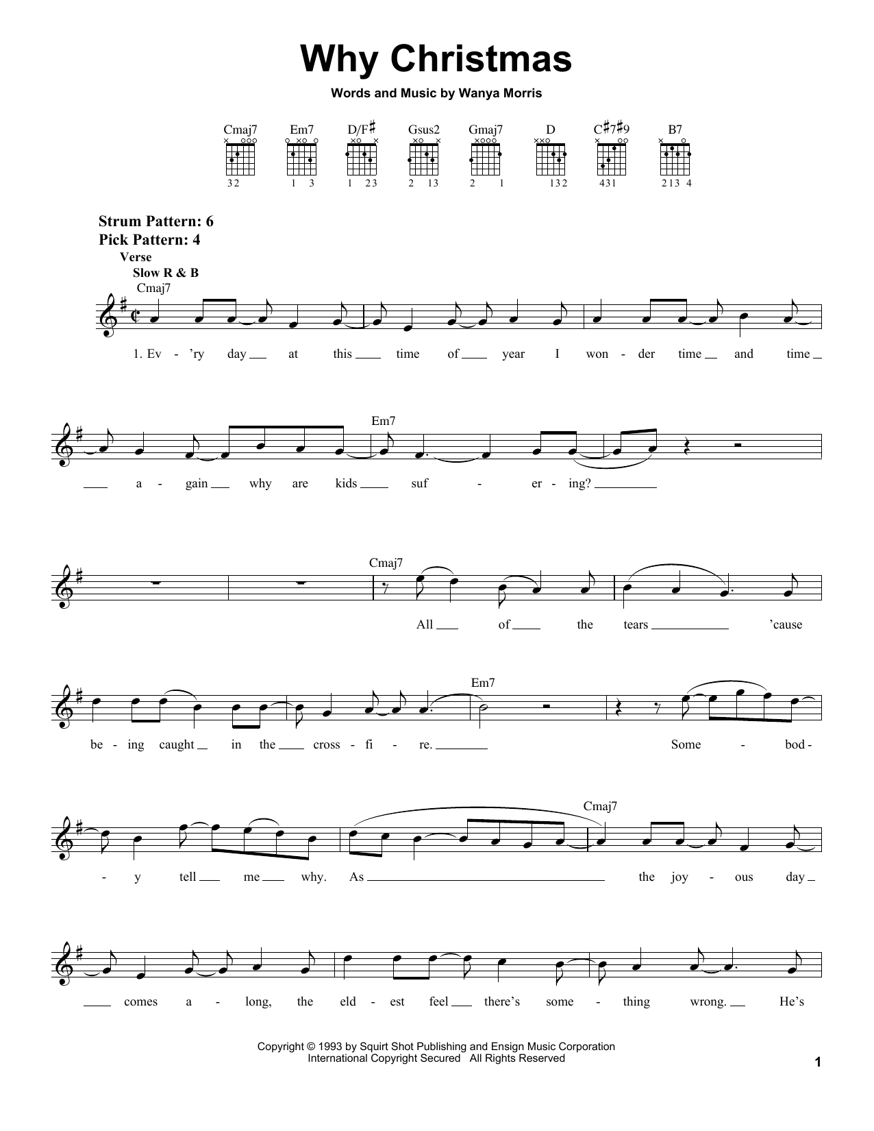 Learn to play Boyz II Men Why Christmas sheet music for Easy Guitar in minutes. Boyz II Men Why Christmas sheet music notes and chords