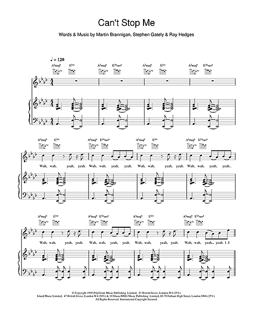 Learn to play Boyzone Cant Stop Me sheet music for Piano, Vocal & Guitar in minutes. Boyzone Cant Stop Me sheet music notes and chords