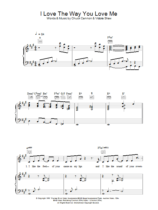 Learn to play Boyzone I Love The Way You Love Me sheet music for Piano, Vocal & Guitar in minutes. Boyzone I Love The Way You Love Me sheet music preview music notes and score for Piano, Vocal & Guitar including 5 page(s)
