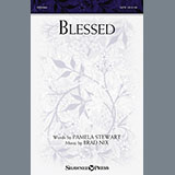 Download or print Brad Nix Blessed Sheet Music Printable PDF 22-page score for Sacred / arranged SATB SKU: 156991