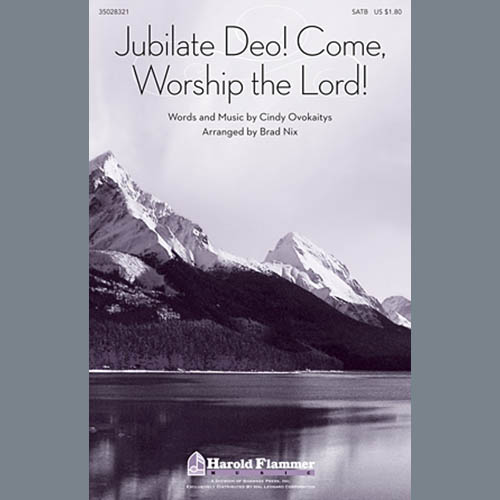 Cindy Ovokaitys Jubilate Deo! Come Worship The Lord! (arr. Brad Nix) profile picture