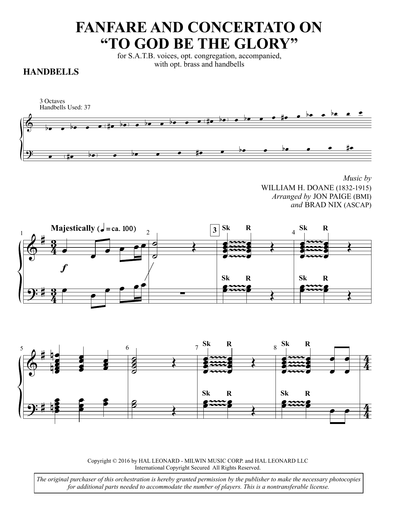 Learn to play Brad Nix Fanfare and Concertato on Brad Nix Fanfare and Concertato on