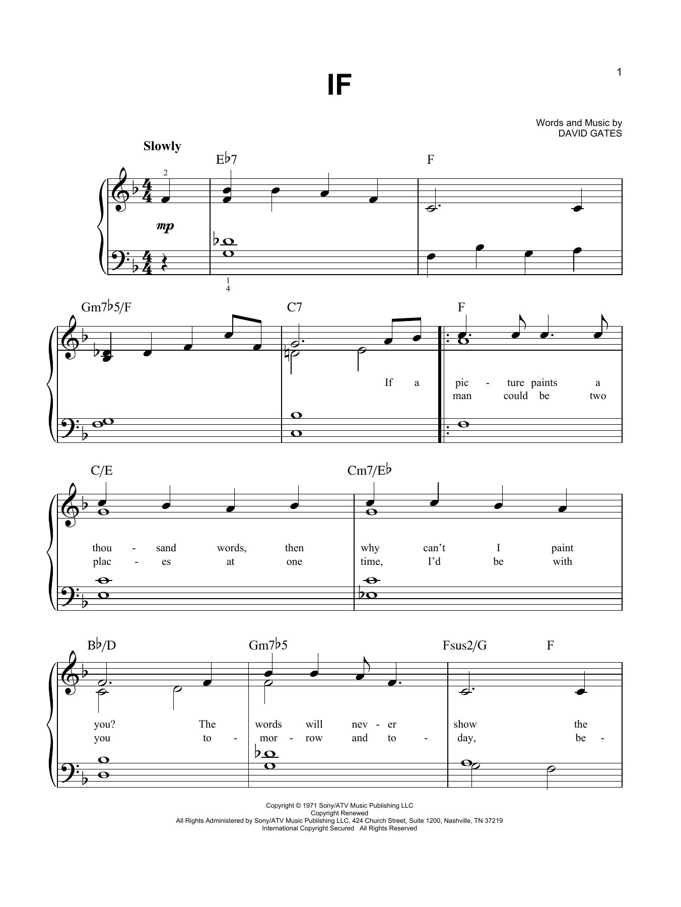 Learn to play Bread If sheet music for Piano, Vocal & Guitar (Right-Hand Melody) in minutes. Bread If sheet music notes and chords