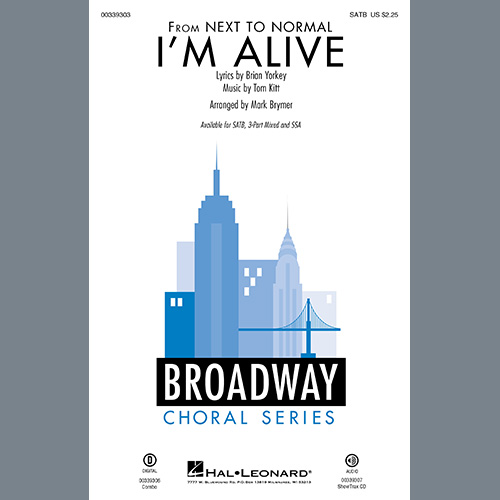 Brian Yorkey & Tom Kitt I'm Alive (from Next To Normal) (arr. Mark Brymer) profile picture