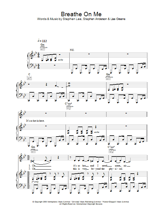 Learn to play Britney Spears Breathe On Me sheet music for Piano, Vocal & Guitar in minutes. Britney Spears Breathe On Me sheet music preview music notes and score for Piano, Vocal & Guitar including 5 page(s)