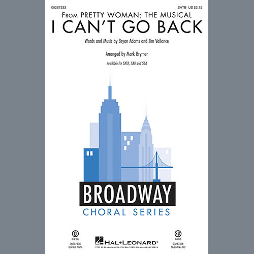 Bryan Adams & Jim Vallance I Can't Go Back (from Pretty Woman: The Musical) (arr. Mark Brymer) profile picture
