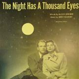 Download or print Buddy Bernier The Night Has A Thousand Eyes Sheet Music Printable PDF 1-page score for Jazz / arranged Real Book - Melody & Chords - Bb Instruments SKU: 61578