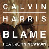 Download or print Calvin Harris Blame (feat. John Newman) Sheet Music Printable PDF 6-page score for Pop / arranged Piano, Vocal & Guitar SKU: 119671