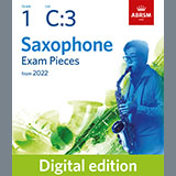 Download or print Camille Saint-Saens L'éléphant (from Le carnaval des animaux) (Grade 1 C3 from the ABRSM Saxophone syllabus from 2022) Sheet Music Printable PDF 3-page score for Classical / arranged Alto Sax Solo SKU: 494087