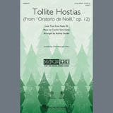 Download or print Camille Saint-Saens Tollite Hostias (arr. Audrey Snyder) Sheet Music Printable PDF 7-page score for Christmas / arranged 2-Part Choir SKU: 407410