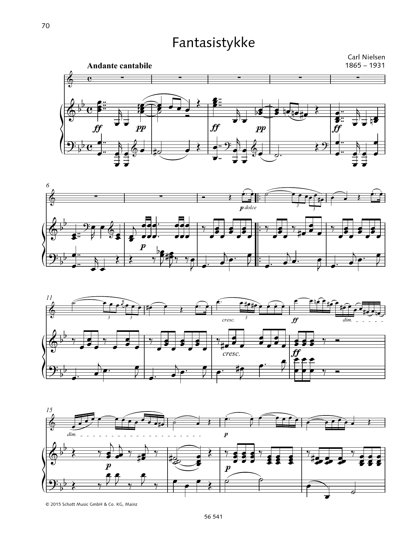 Learn to play Carl Nielsen Fantasistykke sheet music for Woodwind Solo in minutes. Carl Nielsen Fantasistykke sheet music preview music notes and score for Woodwind Solo including 5 page(s)