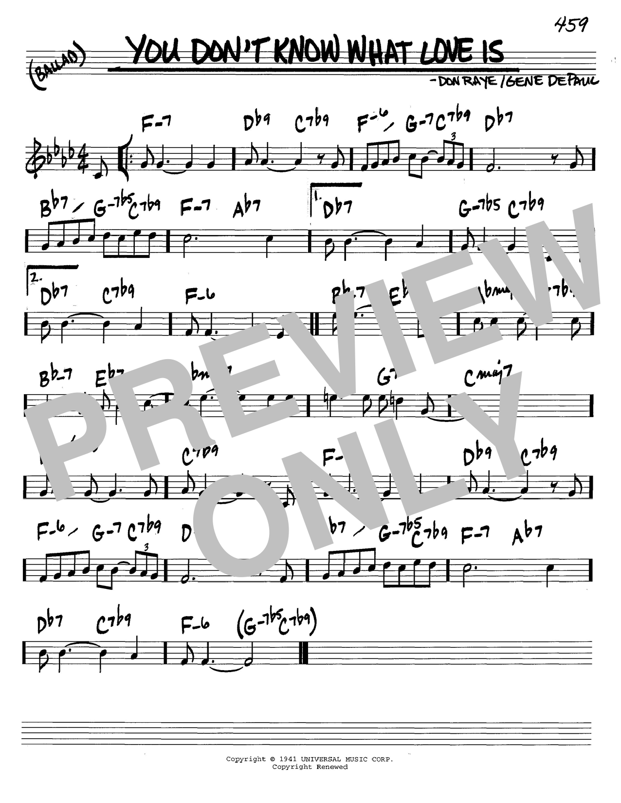 Learn to play Carol Bruce You Don't Know What Love Is sheet music for Piano, Vocal & Guitar (Right-Hand Melody) in minutes. Carol Bruce You Don't Know What Love Is sheet music notes and chords