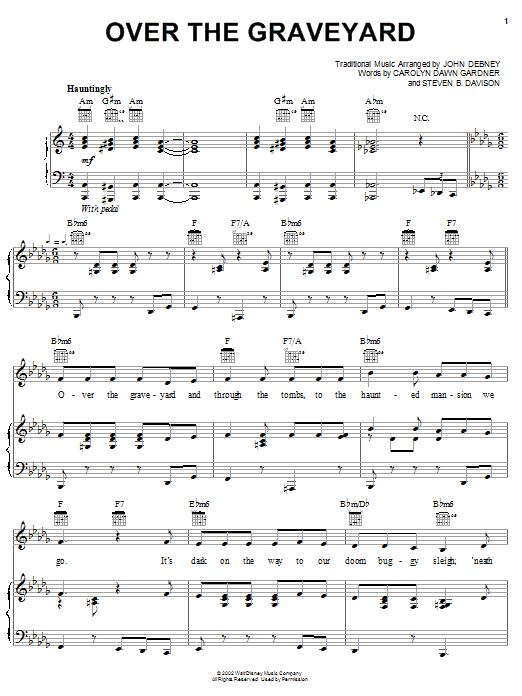 Learn to play Carolyn Dawn Gardner Over The Graveyard sheet music for Piano, Vocal & Guitar (Right-Hand Melody) in minutes. Carolyn Dawn Gardner Over The Graveyard sheet music notes and chords