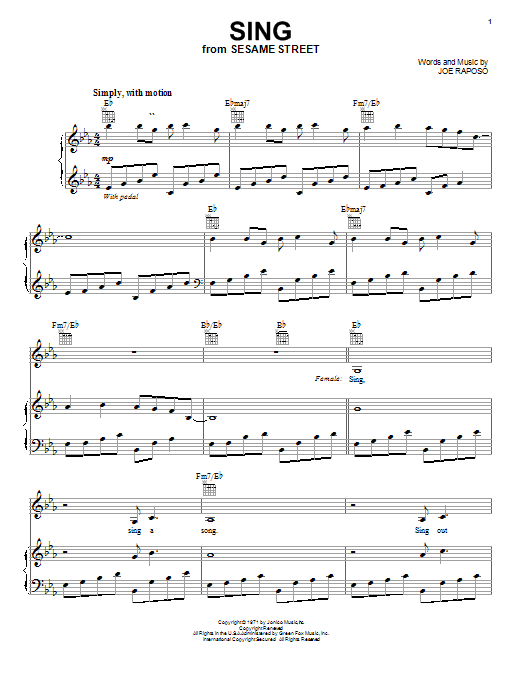 Learn to play Carpenters Sing sheet music for Piano, Vocal & Guitar (Right-Hand Melody) in minutes. Carpenters Sing sheet music preview music notes and score for Piano, Vocal & Guitar (Right-Hand Melody) including 4 page(s)